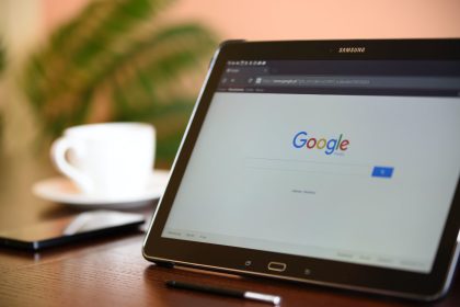 pexels-photo-106341 black samsung tablet on google page